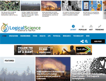 Tablet Screenshot of logicalscience.com